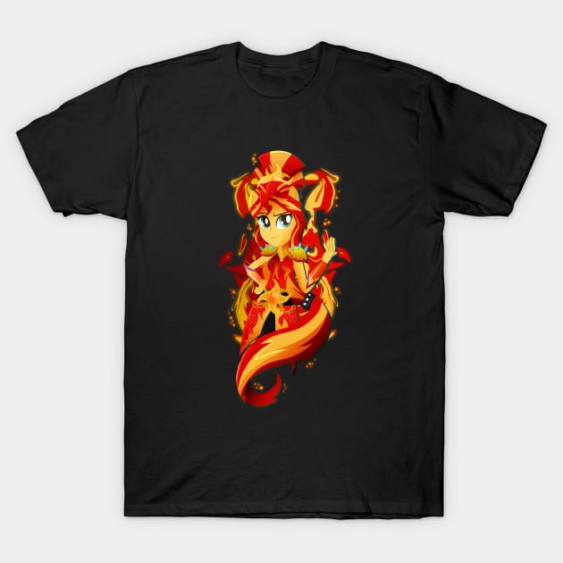 LoE: Sunset Shimmer T-Shirt by Ilona's Store